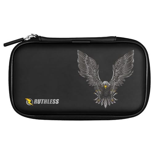 RUTHLESS Darttasche | Professionelle Darttasche zur Aufbewahrung, Schwarz , Adler, RUTHW764 RUTHLESS Darttasche | Professionelle Darttasche zur Aufbewahrung, Schwarz , Adler, RUTHW764 von RUTHLESS