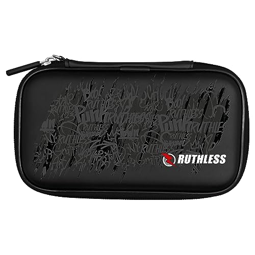 RUTHLESS Darttasche | Professionelle Darttasche zur Aufbewahrung von Darts, erhältlich in mehreren Designs., Schwarz , M, Gepäck-Set von RUTHLESS