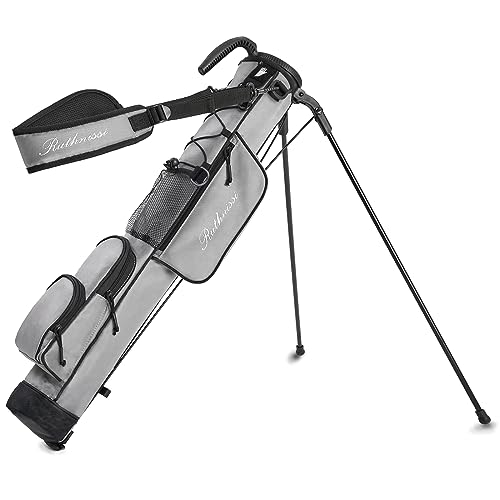 RUTHNISSI Golftasche, leichte Golftasche, einfache Tragetasche mit gepolstertem Gurt, strapazierfähige Pitch&Putt-Golftasche, Übungsreichweite, Sonntagsgolftasche für Männer und Frauen RUTHNISSI Golftasche, leichte Golftasche, einfache Tragetasche mit gepolstertem Gurt, strapazierfähige Pitch&Putt-Golftasche, Übungsreichweite, Sonntagsgolftasche für Männer und Frauen von RUTHNISSI