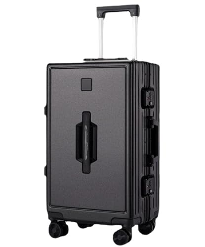 RUVOO Koffer Trolley Reisekoffer Gepäck Ohne Reißverschluss Mit Aluminiumrahmen, Leichter Hartschalenkoffer Mit Spinnerrädern Koffer Gepäck Rollkoffer (Color : D, Size : 22") von RUVOO