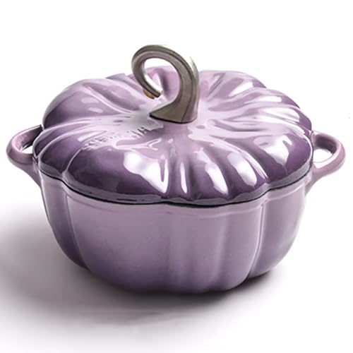 RVUEM KüRbiskokotte, Emaille Topf, Kochtopf In KüRbisform, KüRbis Topf Mit Deckel, Eintopf, Suppentopf, Halloween Thanksgiving Dekortopf, Geschenk,Lila,25cm RVUEM KüRbiskokotte, Emaille Topf, Kochtopf In KüRbisform, KüRbis Topf Mit Deckel, Eintopf, Suppentopf, Halloween Thanksgiving Dekortopf, Geschenk,Lila,25cm von RVUEM