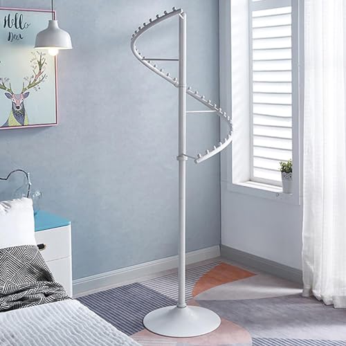 RVUEM Metall KleiderstäNder 71 Zoll Spiral KleiderstäNder KleiderstäNder Moderner Freistehender KleiderstäNder Bodenstehender HäNgender KleiderstäNder FüR Schlafzimmer WohnräUme,Weiß,Height 180cm RVUEM Metall KleiderstäNder 71 Zoll Spiral KleiderstäNder KleiderstäNder Moderner Freistehender KleiderstäNder Bodenstehender HäNgender KleiderstäNder FüR Schlafzimmer WohnräUme,Weiß,Height 180cm von RVUEM