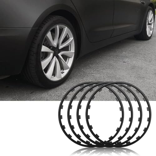 RVUEM Schwarz,16in, Alufelgen Randring, 16-21 Zoll Felgenschutz, Universeller Radnaben Dekorstreifen, Rad Kantenschutzring, Gute ElastizitäT, 4er-Set RVUEM Schwarz,16in, Alufelgen Randring, 16-21 Zoll Felgenschutz, Universeller Radnaben Dekorstreifen, Rad Kantenschutzring, Gute ElastizitäT, 4er-Set von RVUEM