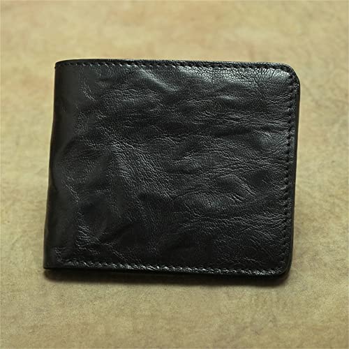 RWCCCRW All-Match Handmade Wallet Retro Old Wallet Herren- und Damen-Brieftasche Geldbörse Freizeittasche (E,11 * 9 * 1cm) von RWCCCRW