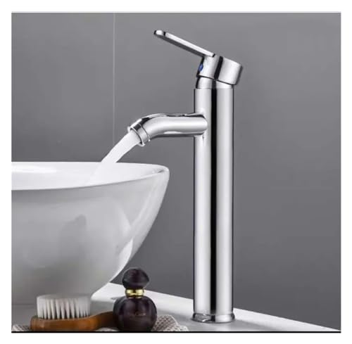 RWCCCRW Badezimmer-Waschtischarmaturen, Einhand-Kalt- und Warmmischer, Waschbecken-Wasserhahn, schwarzer Waschtisch-Wasserhahn, Waschbecken-Wasserhähne von RWCCCRW