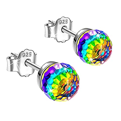 RWCCCRW Cliponearringsforgirls, HelixearringScreativeFashionNearRingseuropeanandAmericanpersonalityMulticolOrrordoublelayerFlowerstudssiminsweetArringShunkyheartearrings von RWCCCRW