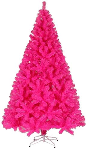 RWCCCRW Fichten-Gelenk-Weihnachtsbaum, rot, Kiefer, mit Metallständer, einfacher Aufbau, für die Innendekoration, künstlicher Weihnachtsbaum (Größe: 150 cm) (150cm(5ft)) von RWCCCRW