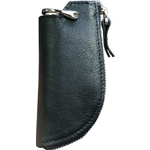 RWCCCRW Handgefertigtes Schlüsseletui aus Leder für Herren und Damen, kleines Schlüsseletui, zum Aufhängen an der Taille (D 11 x 5 x 2 cm) von RWCCCRW