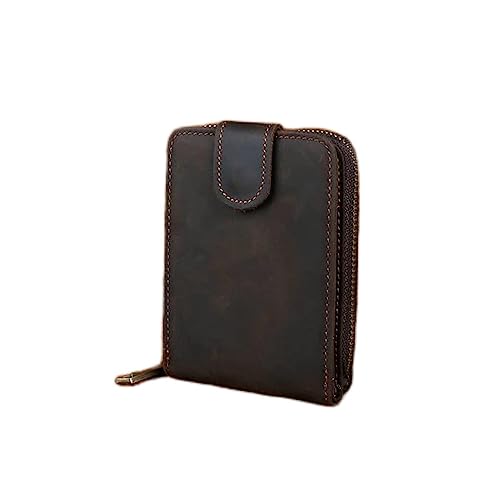 RWCCCRW Kartenhalter Herren Große Kapazität Multi-Card Wallet ID Tasche Mitgliedschaft Karte Tasche Aufbewahrung (Schwarz, Gr von RWCCCRW