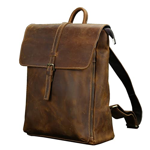 RWCCCRW Reiserucksack, Rucksack für Herren im College-Stil, große Kapazität, 14-Zoll-Computertasche (Farbe: A, Größe: 38 x 29 x 12 cm) von RWCCCRW