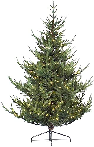 RWCCCRW SHALOLY Weihnachtsbaum, Weihnachtsbäume, Ausverkauf, künstlicher Weihnachtsbaum mit klappbarem Metallständer (Farbe: Grün, Größe: 6 Fuß (180 cm)) (Grün 9,8 Fuß (300 cm)) von RWCCCRW