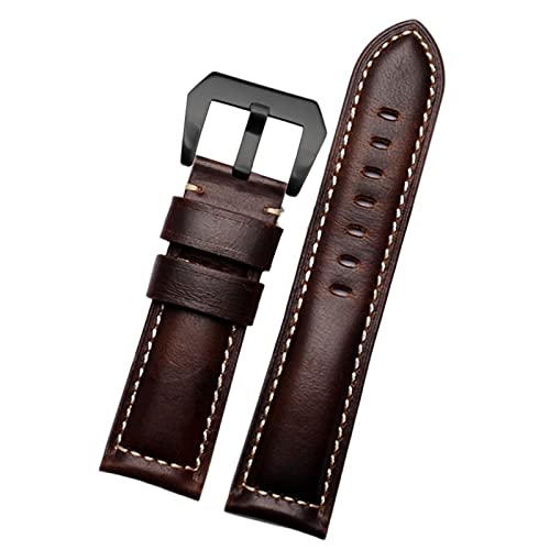 RWCHCWRH 20mm 22mm 24mm 26mm Echtes Leder Retro Mann Uhr Band für Panerai PAM111 441 Rindsleder Armband Handgelenk Strap von RWCHCWRH