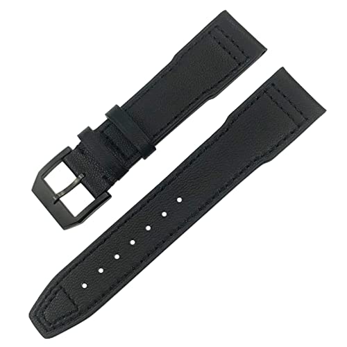 RWCHCWRH Für IWC IW3777 IW3270 Mark 18 Big Pilot's Watch Strap Weiche Rindsleder Armbänder 20mm 21mm 22mm Leder Uhrenarmband von RWCHCWRH