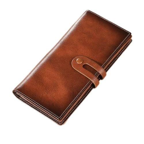 RWCHCWRH Portemonnaie Herren Lange Geldbörse Multi-Card Retro Vertikale Handtasche Portemonnaie Geldklammer von RWCHCWRH