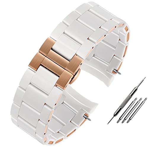 RWCHCWRH Silikon-Gummi-Armband für AR5890 AR5889 AR5858 AR5920 AR5868 AR8023 Mann 23 mm Frau 20 mm Stahl in Gummi-Uhrenarmband von RWCHCWRH