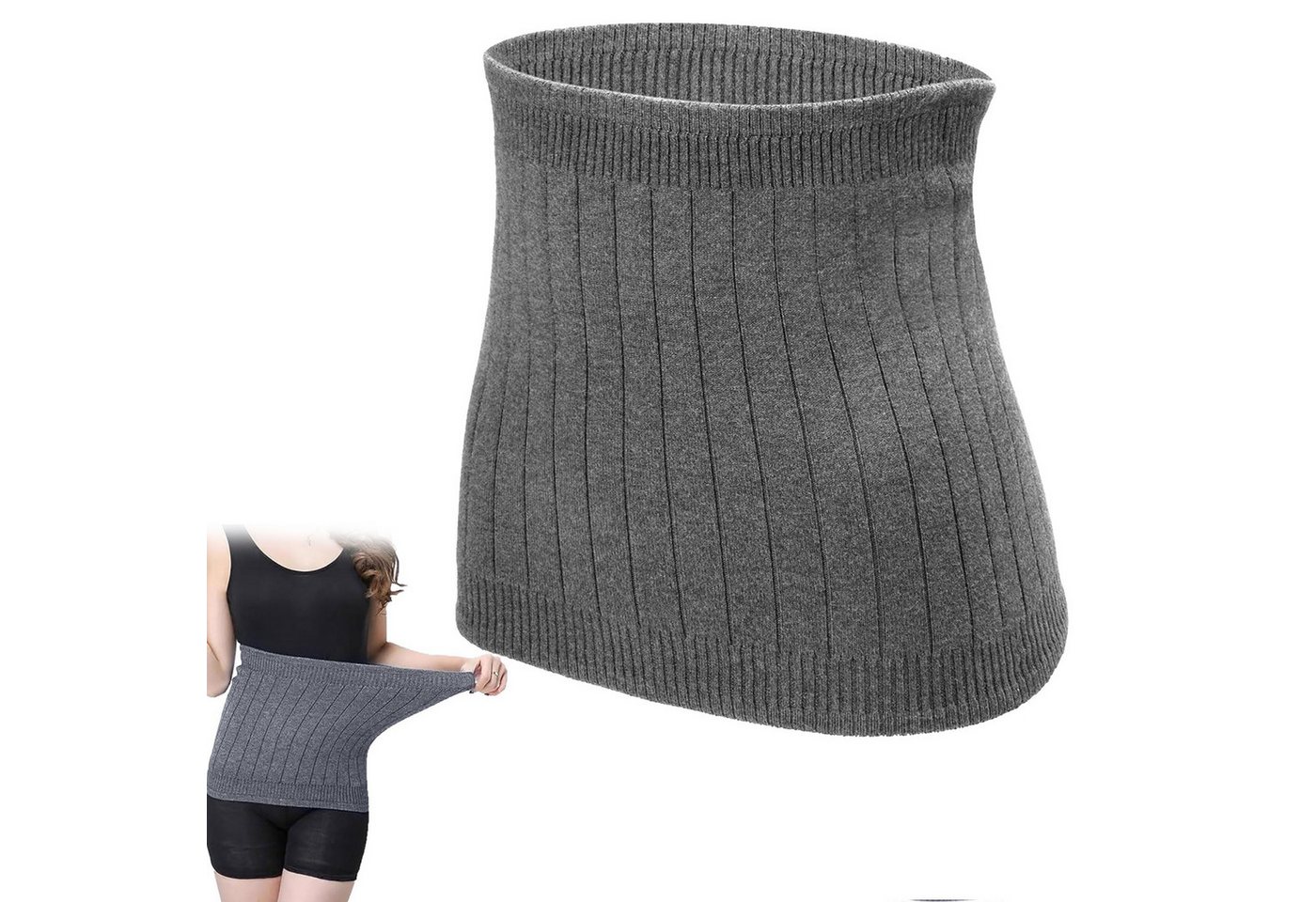 RWEUOQ Nierengurt Nierenwärmer Elastisch Leibwärmer Taille Unterstützung Warm Plüsch M (Wollrückenwärmer für Männer und Frauen, vielseitig und elastisch, Weicher Wollstoff, verdickte Schicht, ergonomisches Design, rutschfest), Lindert Schmerzen, wärmt Rücken und Taille, sicherer Sitz, langlebig von RWEUOQ