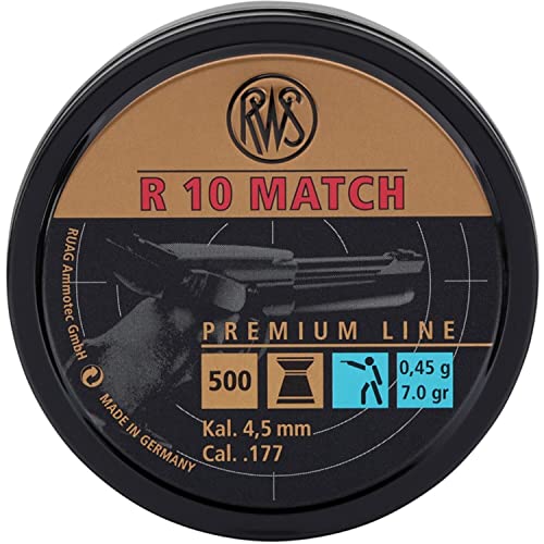 RWS 4,50mm Diabolo R 10 Match 0,45g 4,50 RWS 4,50mm Diabolo R 10 Match 0,45g 4,50 von RWS