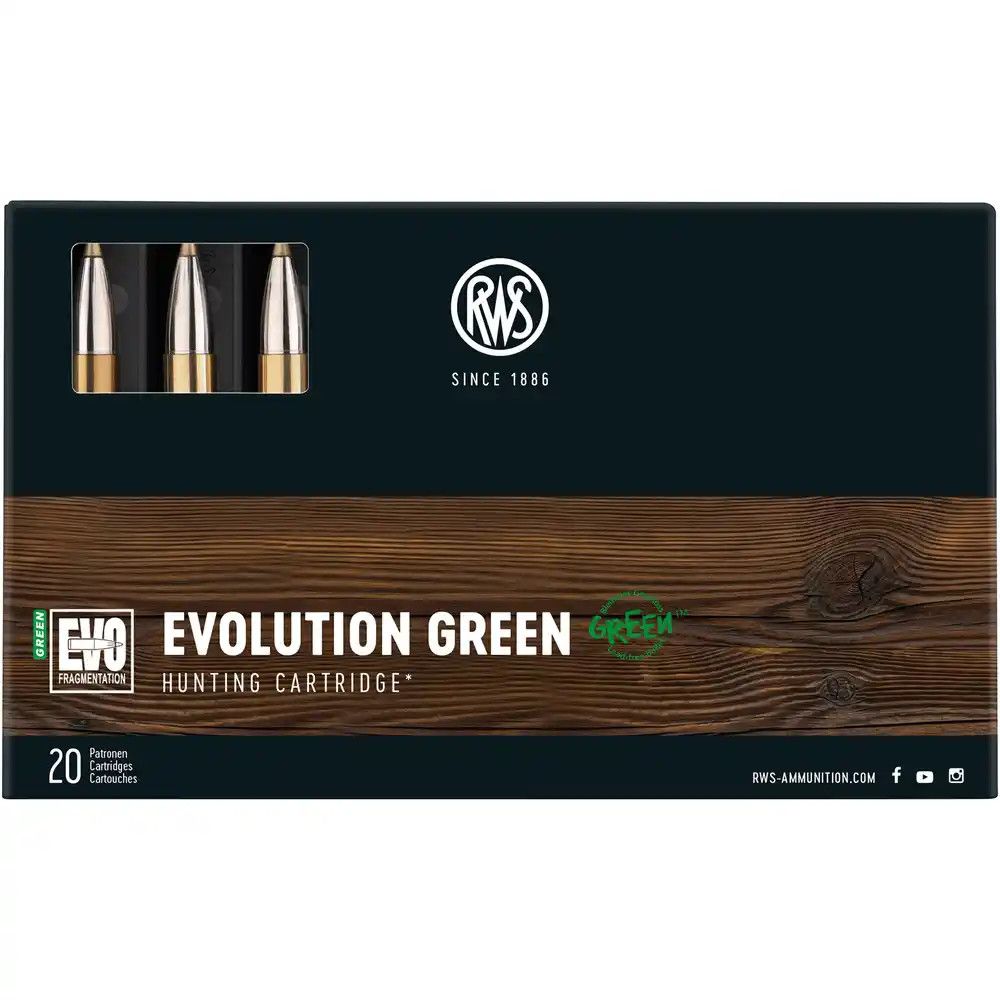 RWS 6,5x68 EVO Green 93grs. 20 Schuss RWS 6,5x68 EVO Green 93grs. 20 Schuss von RWS