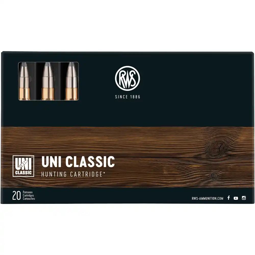 RWS 9,3x64 Uni Classic 293grs. 20 Schuss RWS 9,3x64 Uni Classic 293grs. 20 Schuss von RWS