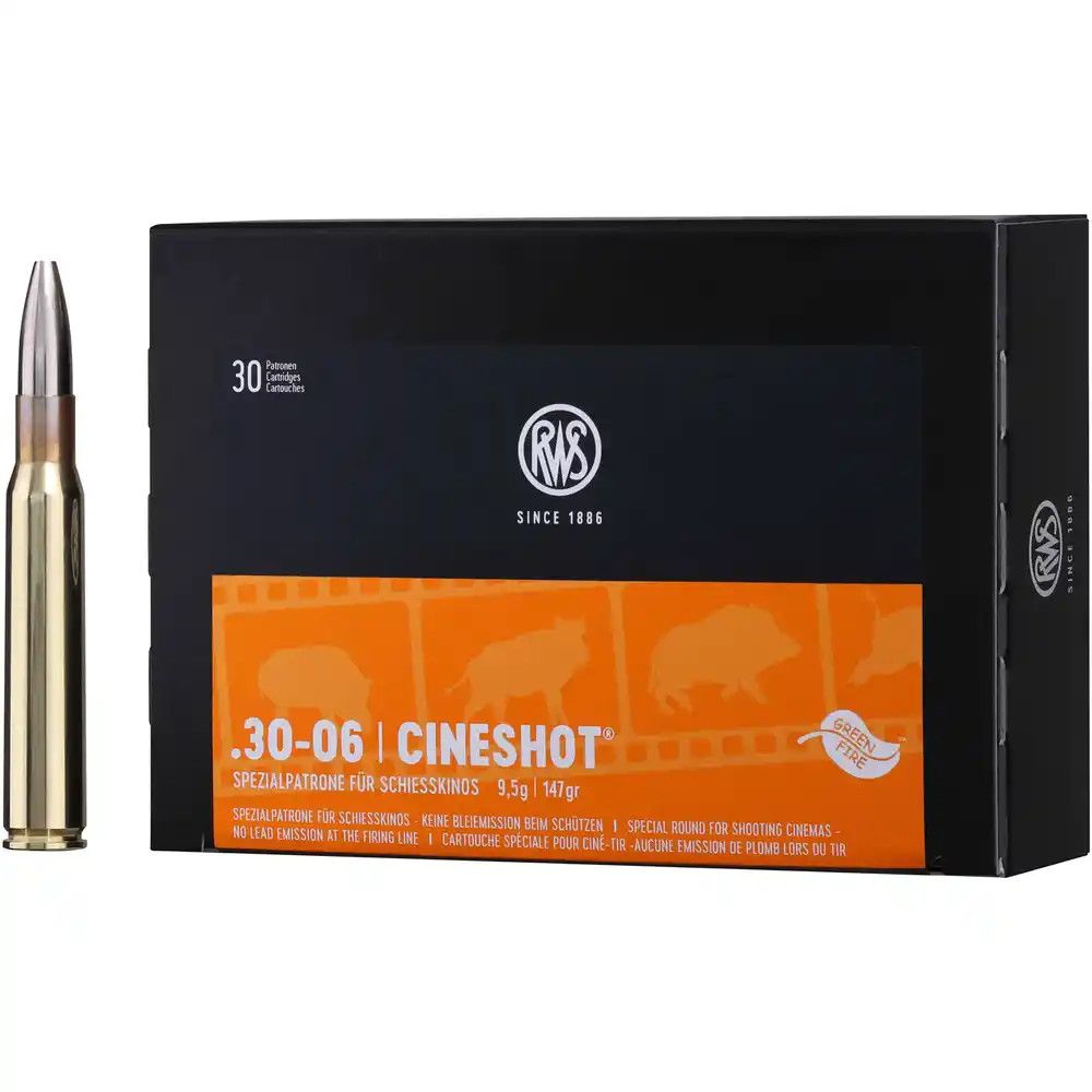 RWS .30-06 Spr. Cineshot 147grs. 30 Schuss RWS .30-06 Spr. Cineshot 147grs. 30 Schuss von RWS