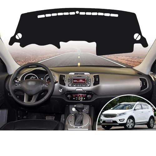 RXPIHRO Auto Armaturenbrett Matte Vermeiden Licht Pad Instrument Plattform Schreibtisch Abdeckung Matte Dash 2015, Für KIA Sportage 2011-2016 GEHALT von RXPIHRO