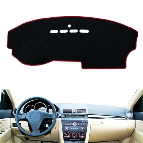 RXPIHRO Dashmat Armaturenbrett Abdeckung Matte Pad Dash Sonnenschutz Schützen Teppich Autozubehör, für Mazda 3 M3 BK 2003 2004 2005 2006-2009 von RXPIHRO