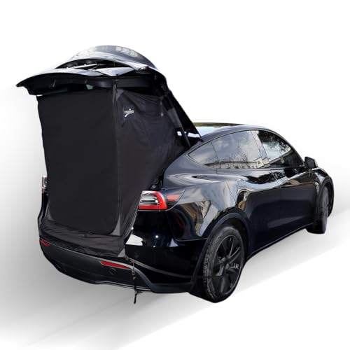 RXQNN Tesla Model Y Zelt, Heckklappenzelt für SUV mit verbesserter Privatsphäre und Belüftung, kompakter Auto-Sonnenschutz, wasserdicht, 3000 mm, UPF 50+, Schwarz RXQNN Tesla Model Y Zelt, Heckklappenzelt für SUV mit verbesserter Privatsphäre und Belüftung, kompakter Auto-Sonnenschutz, wasserdicht, 3000 mm, UPF 50+, Schwarz von RXQNN