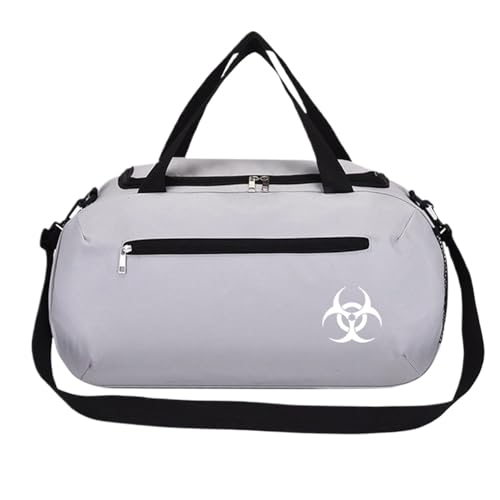 Faltbare Reisetasche Resid.ent Evil, Reise Tasche Herren Damen, für Weekender Gym, Reise, Sporttasche(Grey) von RYNDEX