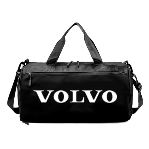 Große Sporttasche Vo-lv.o, Reise Tasche Herren Damen, Weekender für Reisen, Sport, Fitness, Sporttasche(Black) von RYNDEX