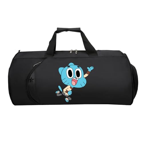 Reisetasche HandgepäCk, Leichte Faltbare Duffel Taschen, HandgepäCk füR Weekender Herren Damen Flugzeug(Black 8) von RYNDEX