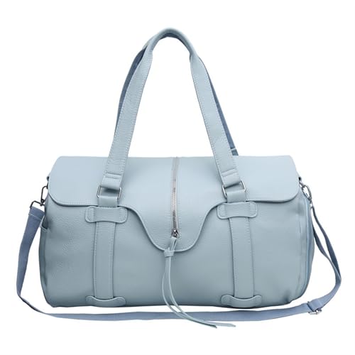 Reisetasche mit Schuhfach, Wasserdicht und verschleißfest, Weekender für Reisen, Sport, Fitness, Sporttasche(Blue) von RYNDEX