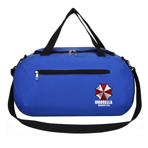 Sporttasche Reisetasche Resid.ent Evil, Wasserdicht und verschleißfest, für Camping, Reisen, Fitness, Sporttasche(Blue) von RYNDEX