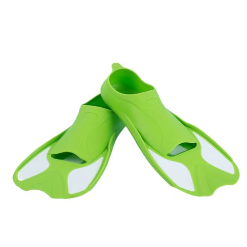 Trainingsflossen für Unisex, Stylische Schwimmflossen, Tauchflossen für Kinderschwimmen -Green||XL von RYNDEX