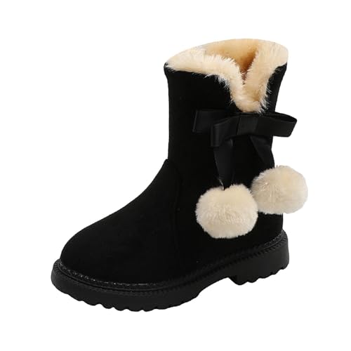 RYTEJFES Kinderschuhe Wasserdicht Warm Gefüttert Wasserdicht Winterschuhe Bequem Outdoor Schneestiefel Schneeschuhe rutschfest Winterstiefel 34 37 Regenstiefel 33 35 Schneeboots 36 Wanderschuhe von RYTEJFES