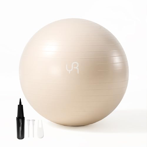 RYTMAT Gymnastikball Anti-Burst 55cm Pilates Ball Extra Dicke Anti-Rutsch Pezziball für Yoga Pilates Balance Core Training mit Inhalation Rohr RYTMAT Gymnastikball Anti-Burst 55cm Pilates Ball Extra Dicke Anti-Rutsch Pezziball für Yoga Pilates Balance Core Training mit Inhalation Rohr von RYTMAT
