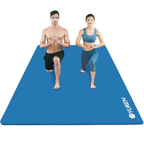 RYTMAT Yogamatte Rutschfest 200x130cm 15mm Dicke NBR Gymnastikmatte Rutschfest Extradick Sportmatte Große für Pilates Fitness Training Gym von RYTMAT