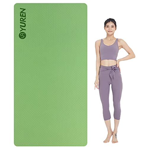 RYTMAT Yogamatte rutschfest XL 195×90cm TPE 10mm Dicke Sportmatte Fitnessmatte rutschfest Gymnastikmatte Breit für Yoga Pilates Workout von RYTMAT