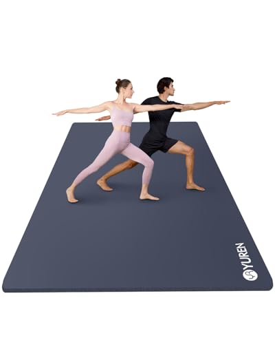 RYTMAT Yogamatte XXL 200x130cm NBR 10mm Dick und Bequem Gymnastikmatte für Heim-Fitness Yoga Pilates, Eltern-Kind-Aktivitäten, Senioren-Fitness, Spielmatte für Hunde von RYTMAT