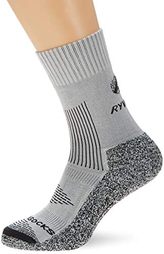 RYWAN Unisex Bi Randonnée Zweilagige Wandersocken, Silver Grey, 38 EU RYWAN Unisex Bi Randonnée Zweilagige Wandersocken, Silver Grey, 38 EU von RYWAN