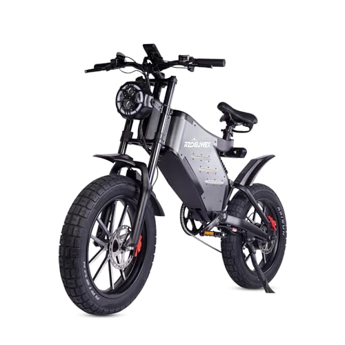 RZOGUWEX Elektrofahrrad, 20-Zoll-Offroad-EBIKE für Erwachsene mit abnehmbarem 48-V-25-Ah-Lithium-Ionen-Akku, doppelter hydraulischer Scheibenbremse mit geschmiedetem Mags-Rad RZOGUWEX Elektrofahrrad, 20-Zoll-Offroad-EBIKE für Erwachsene mit abnehmbarem 48-V-25-Ah-Lithium-Ionen-Akku, doppelter hydraulischer Scheibenbremse mit geschmiedetem Mags-Rad von RZOGUWEX