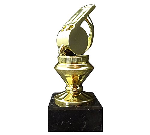RaRu Fußball-Pokal (Schiedsrichter-Pfeife) mit Ihrer Wunschgravur (BiGo) von RaRu