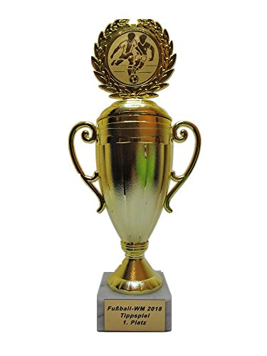 RaRu Fußball-Pokal für WM-Tippspiele mit Gravur RaRu Fußball-Pokal für WM-Tippspiele mit Gravur von RaRu