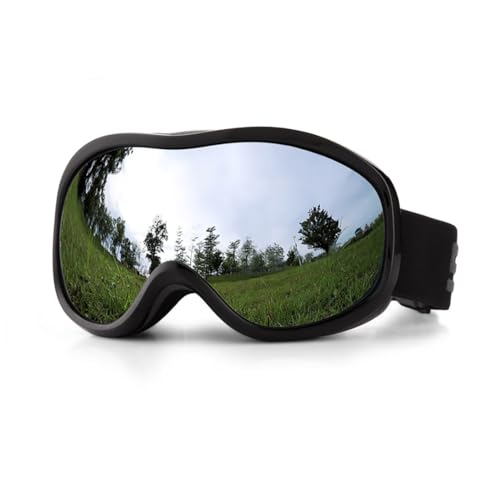 Raaxola Ski-/Snowboardbrille, doppelte HD-PC-beschichtete Linse, wind- und nebelbeständig, UV-beständig, Motorradbrille von Raaxola