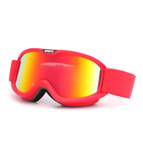 Raaxola Ski-/Snowboardbrille, doppelte HD-PC-beschichtete Linse, wind- und nebelbeständig, UV-beständig, Motorradbrille von Raaxola