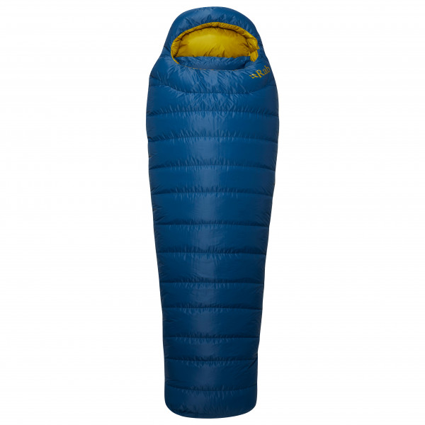 Rab - Ascent Pro 600 - Daunenschlafsack Gr bis 200 cm Körperlänge blau von Rab