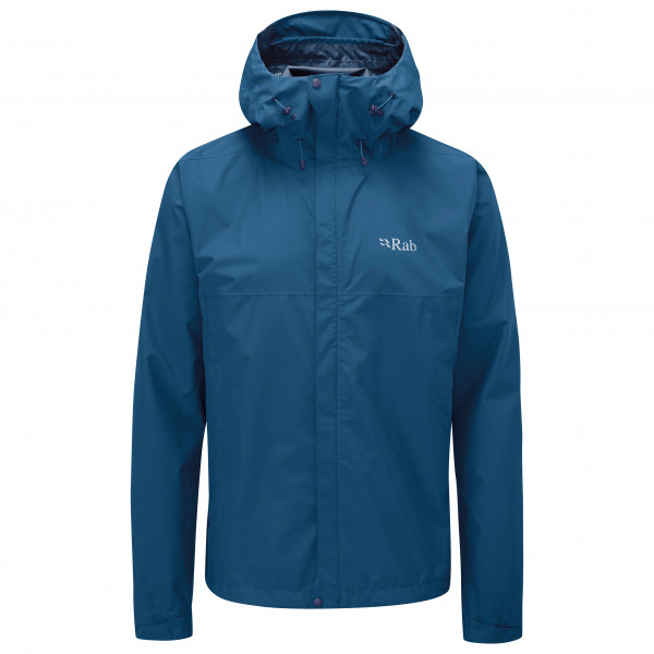 Rab - Downpour Eco Jacket - Regenjacke Gr XXL blau von Rab