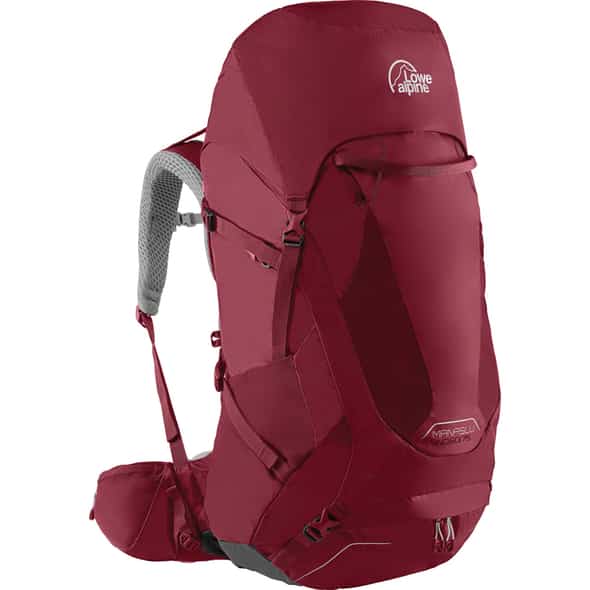 Lowe Alpine Manaslu ND 50:65 Damen (Dunkelrot one size) Trekkingrucksäcke von Lowe Alpine