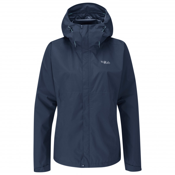 Rab - Women's Downpour Eco Jacket - Regenjacke Gr 8 blau von Rab