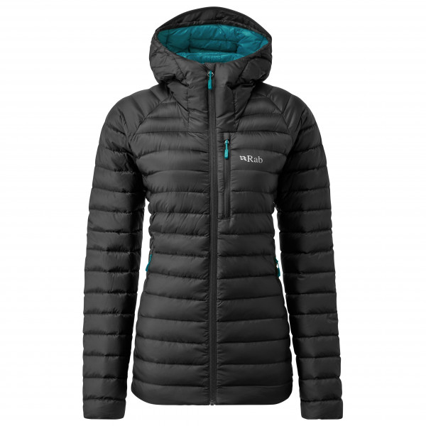 Rab - Women's Microlight Alpine Long Jacket - Daunenjacke Gr 10 schwarz von Rab