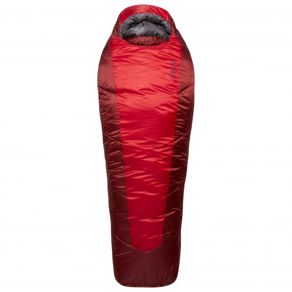 Rab - Women's Solar Eco 3 - Kunstfaserschlafsack Gr bis 170 cm Körperlänge rot von Rab